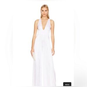 Alice + Olivia White Jumpsuit